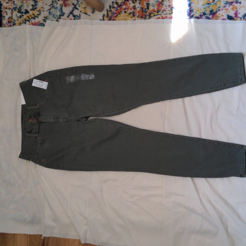 Maurices Green Denim Flex Jegging